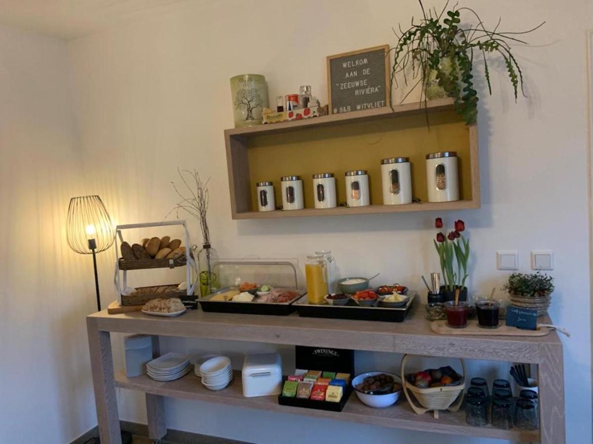 B&B Witvliet, Kamers En Studio Met Heerlijk Ontbijt ! Zoutelande Exteriör bild